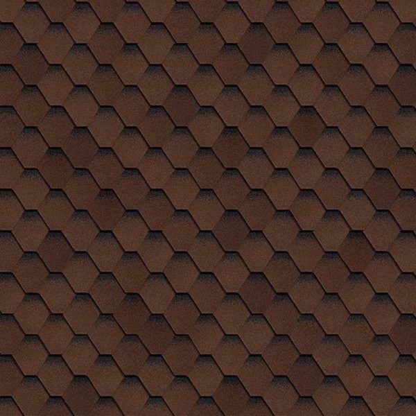 Мягкая битумная черепица Shinglas Ультра Самба, янтарь